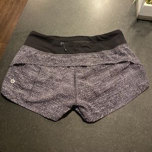 Lululemon speed shorts